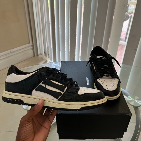 Amiri Skeleton Low Top Sneakers - Picture 3 of 5